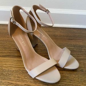 Nude Strap Heels